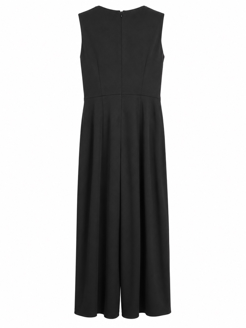 🖤 NWT Donna Karan Collection Black Draped Hardware Jumpsuit🖤 - Picture 2 of 3
